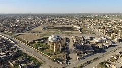 Ramadi, ville dévastée d'Irak vue du ciel