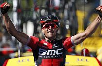 Greg Van Avermaet solos to victory in the Massif Central in the Tour de France