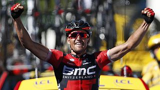 Greg Van Avermaet solos to victory in the Massif Central in the Tour de France