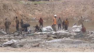 Congo miners struggle after commodities slump
