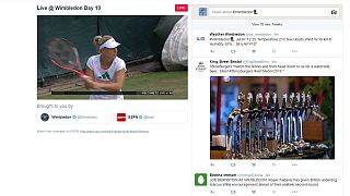 Sport en streaming : Twitter s'échauffe à Wimbledon