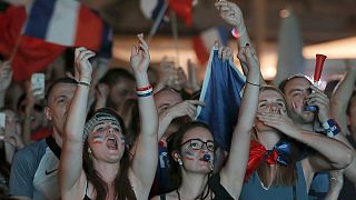 پایکوبی برای راه یافتن فرانسه به فینال جام ملت های اروپا