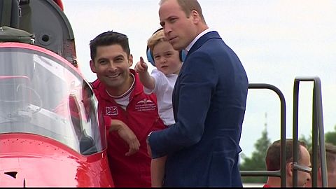 Prince George steals the show