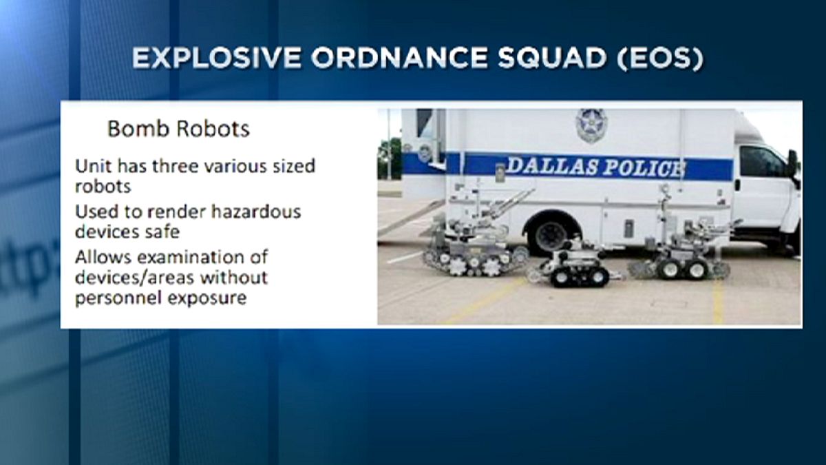 Durfte die Polizei den Heckenschützen von Dallas mit Hilfe eines Roboters in die Luft sprengen?