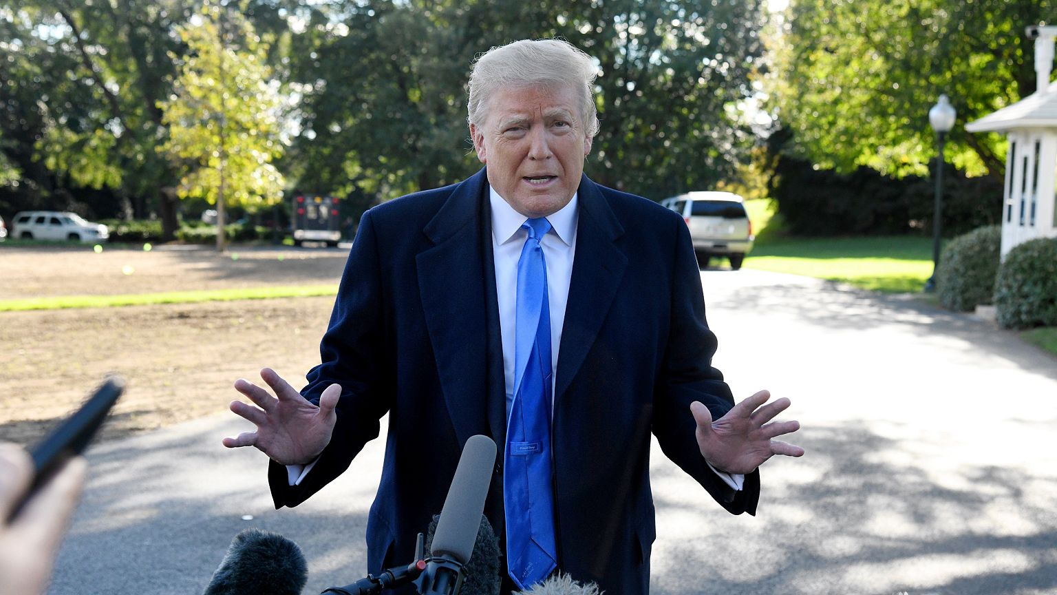 Image: U.S. President Donald Trump Departs for Kentucky