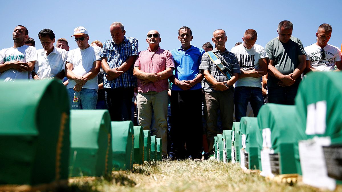 Srebrenica buries 127 newly-found victims on 21st anniversary of massacre