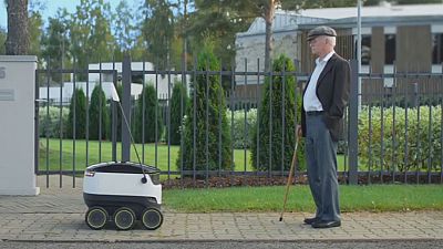 Delivery robots are coming