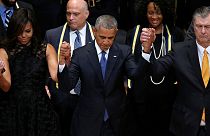 اوباما در دالاس بر همدلی و اتحاد و دوری از تبعیض نژادی در آمریکا تاکید کرد