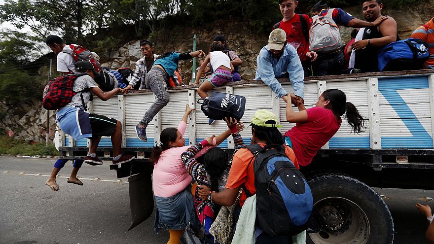 Výsledek obrázku pro migrant caravan