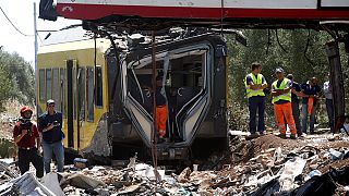 Southern Italy train crash possibly caused by "human error"