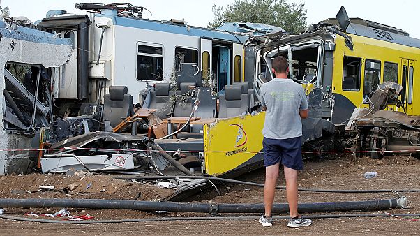 Italy crash: Andria station master 'allowed crash train to pass' Italy crash: Andria station master 'allowed crash train to pass'