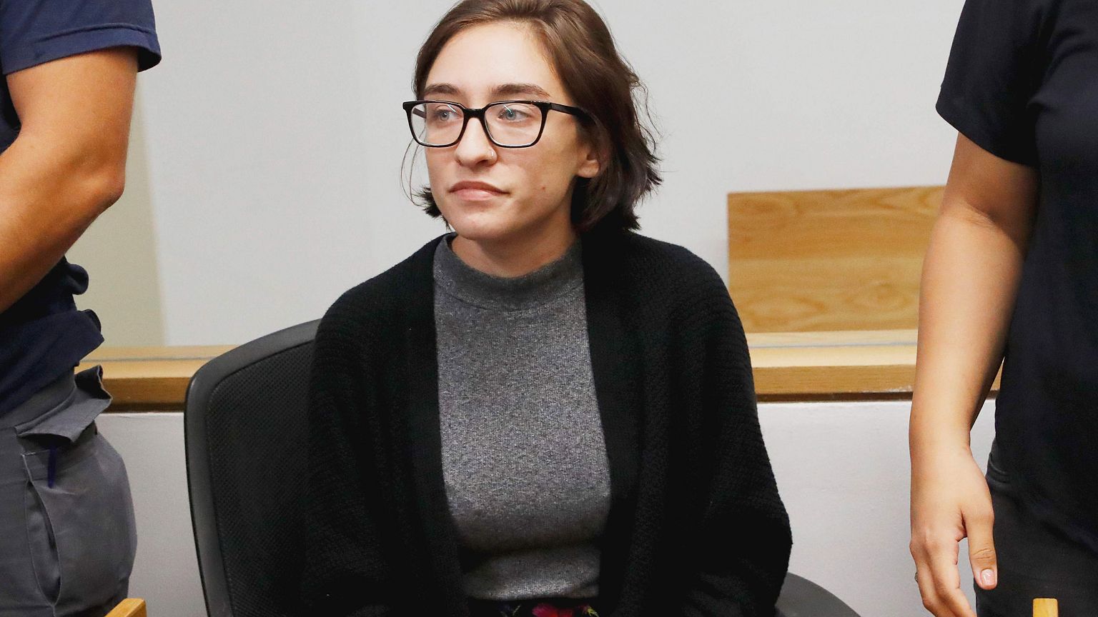 Image: U.S. student Lara Alqasem sits for a hearing at the Tel Aviv distric