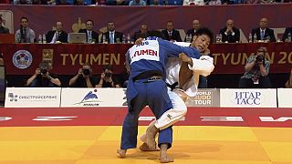 Japón gana seis oros en siete finales el primer día del Grand Slam de yudo de Tiamén