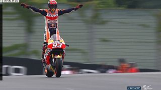 Marc Marquez makes it a magnificent seven at Germany's Sachsenring