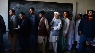 Image: AFGHANISTAN-UNREST-ELECTION-VOTE
