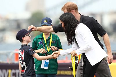 The duke and duchess\' natural parenting skills were on display!