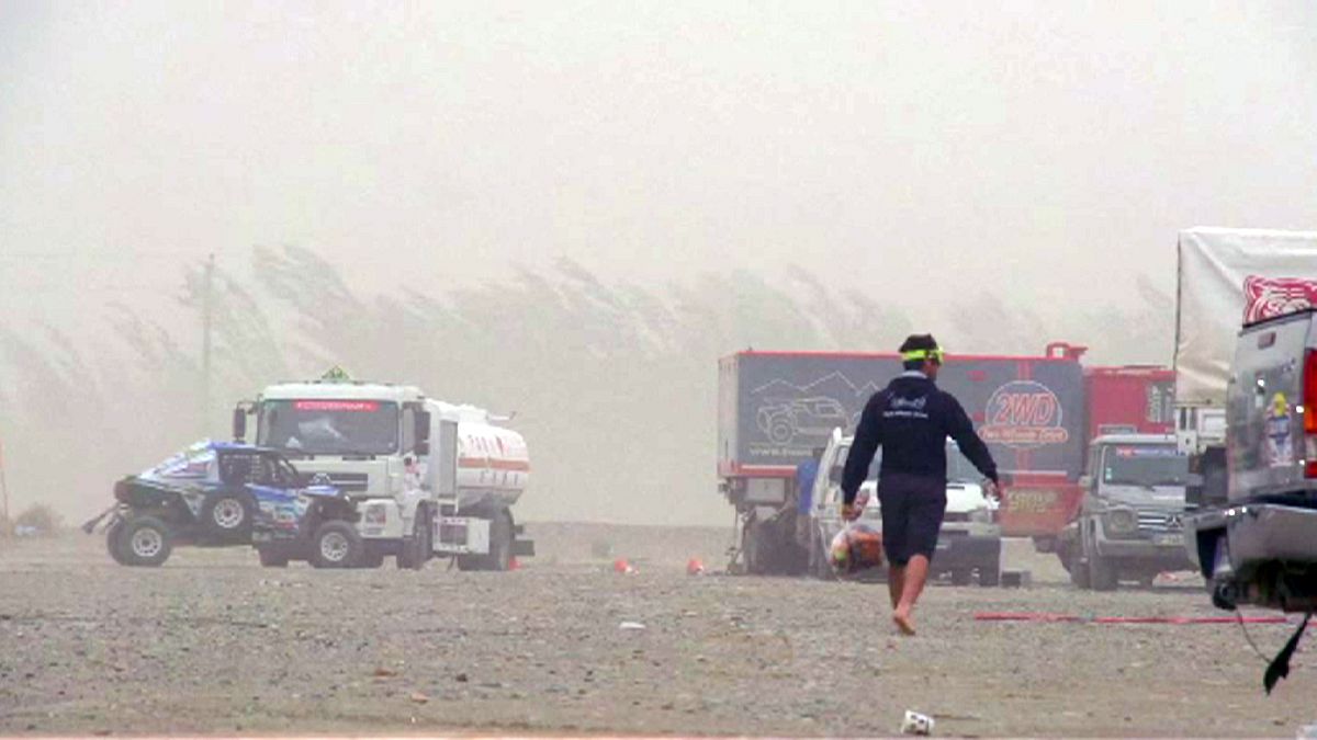 Silk Way Rallye 2016: 11. Etappe wegen Sandsturms abgesagt