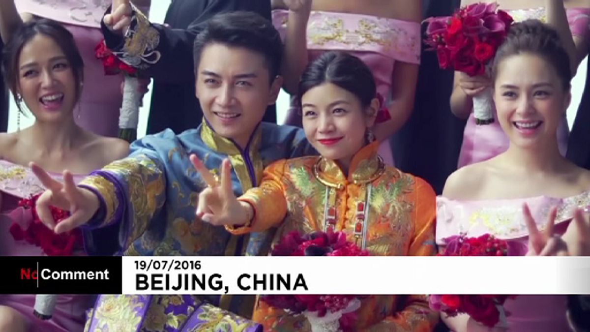 Märchenhochzeit in China: Michelle Chen heiratet Chan Xiao