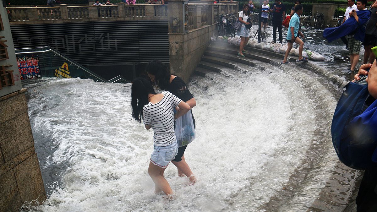 Schwere Regenfälle in China