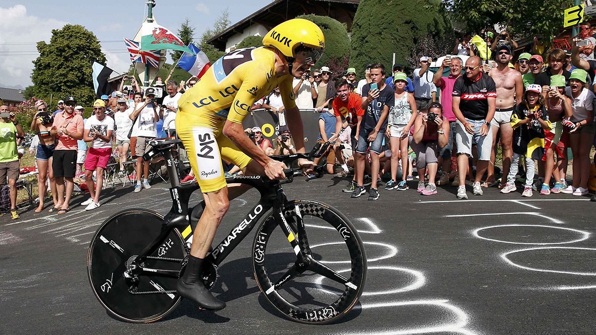 Catch Chris Froome if you can as Sky rider wins stage 18