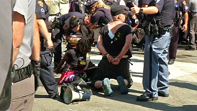 USA: clashes and arrests during the Republican National Convention in Cleveland