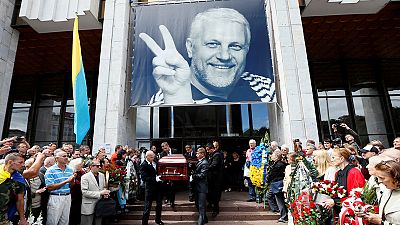 Journalist Pawel Scheremet in Minsk beigesetzt
