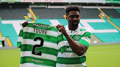 [Photos] Ivorian Kolo Toure signs for Scottish side, Celtic