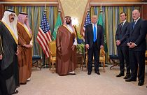 Image: President Donald Trump and Saudi Deputy Crown Prince Mohammad bin Sa