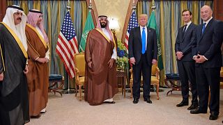 Image: President Donald Trump and Saudi Deputy Crown Prince Mohammad bin Sa