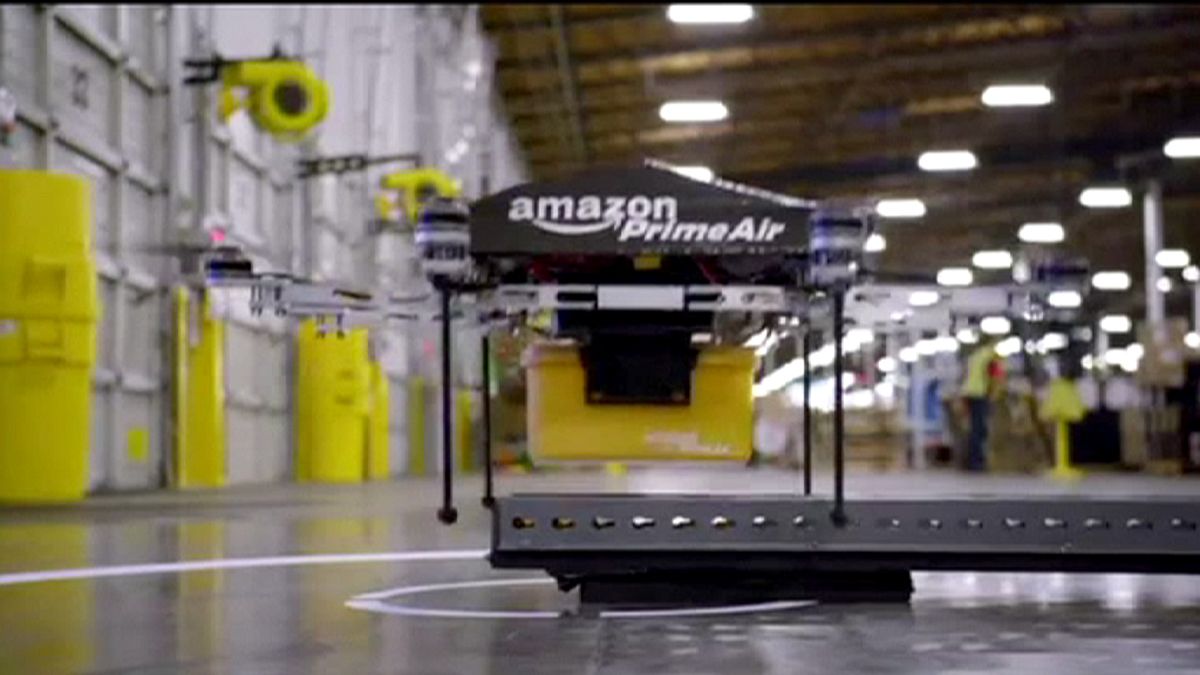 Amazon teste la livraison par drone au Royaume-Uni