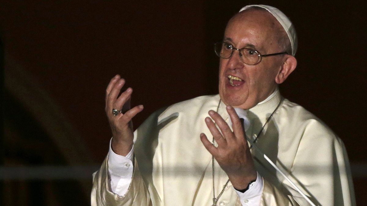 Pope says religion not to blame for terror attacks