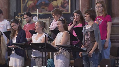 Warming up for Salzburg show