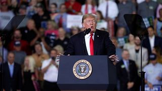 Image: President Trump rally in Erie, Pennsylvania