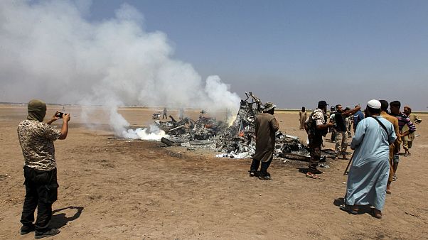 Российский вертолёт сбит в Сирии Российский вертолёт сбит в Сирии