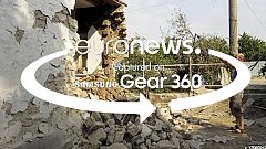 360° video: Experience life on Ukraine's front line in Stanytsia Luhanska