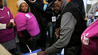 South African leaders cast votes in municipal elections