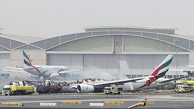 Emirates catches fire upon emergency landing at Dubai