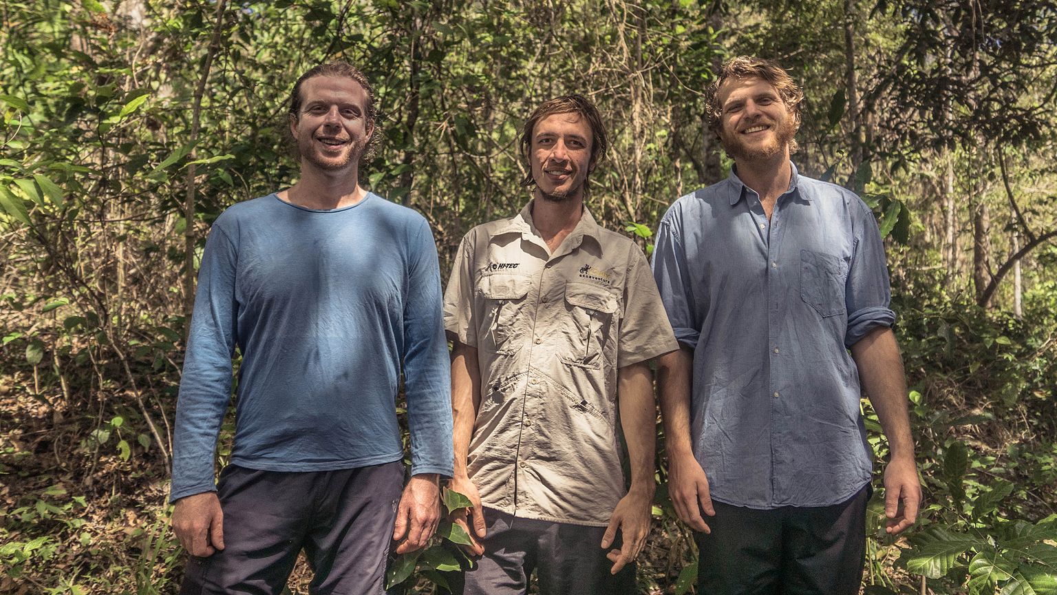 Bruno Rutman Pagnoncelli, left, Bruno Ferrari and Pedro Rutman Pagnoncelli