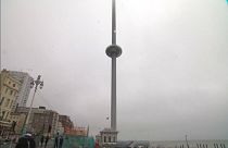 La torre de observación en movimiento más alta del mundo, lista para ser inaugurada en Brighton