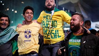 Image: Supporters of Jair Bolsonaro, far-right lawmaker and presidential ca