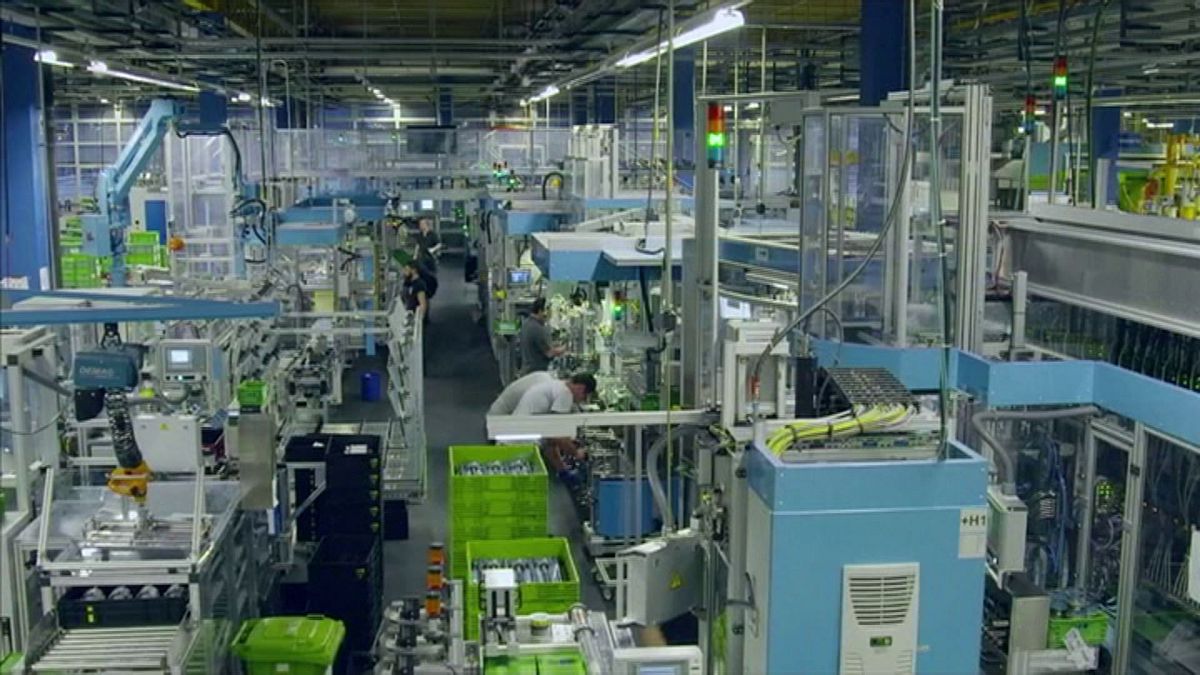 Alemanha sofre queda na procura industrial