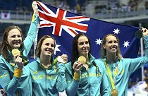 Nuoto, Olimpiadi: Australia record del mondo nella 4x100 stile libero femminile