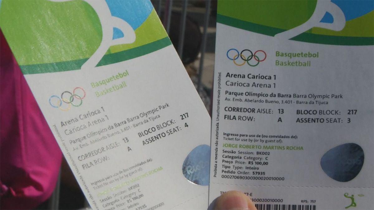 ريو 2016:إعادة بيع تذاكر المباريات بطرق غير شرعية
