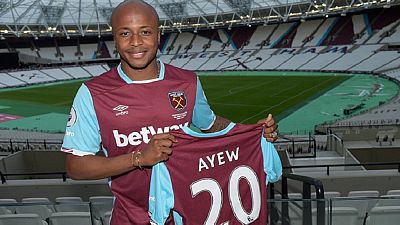 [Photos] It's official! Ghana's Andre Ayew is West Ham's record signing