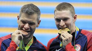 Gold medals for China, Hungary and US in Rio Olympic swimming Day 3