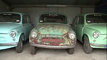 Sovyet dönemi araçlardan koleksiyon
