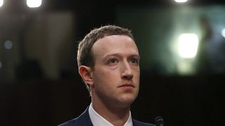 Facebook CEO Zuckerberg testifies before a U.S. Senate joint hearing on Cap
