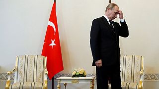 ولادیمیر پوتین در انتظار رجب طیب اردوغان