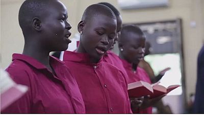 South Sudan's orphan girls find solace in singing