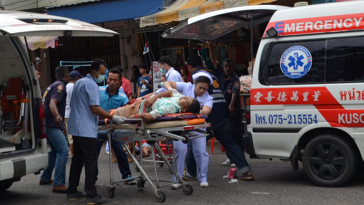 Bombe in Hua Hin Touristen-Resort in Thailand